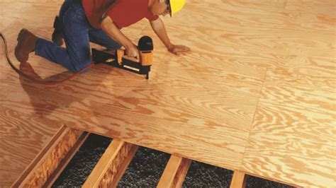 Can you use plywood instead of underlayment?